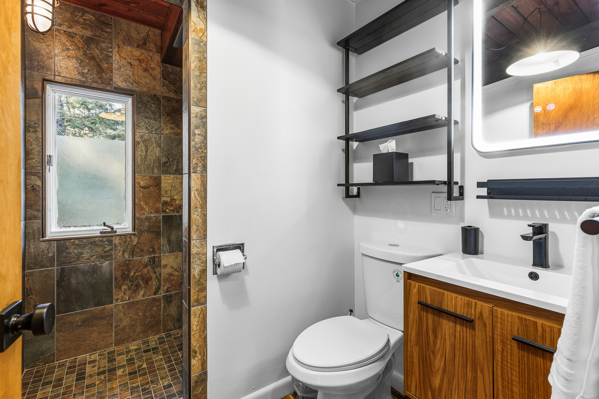 Bathroom 2 — walk-in shower