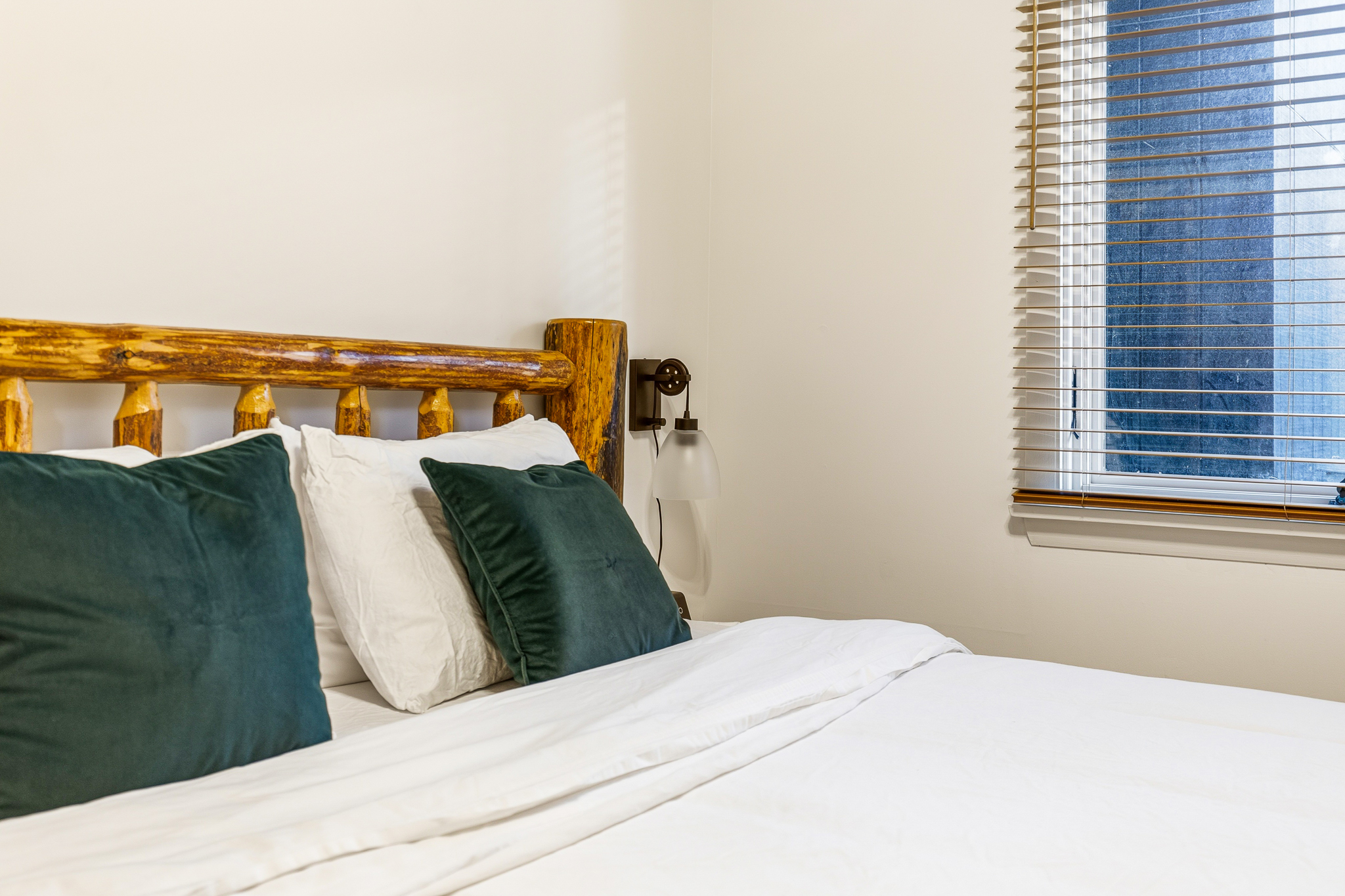 Bedroom 1 — closet and natural light